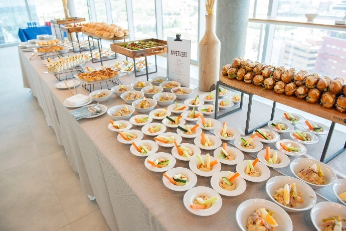 Catering evento corporativo
