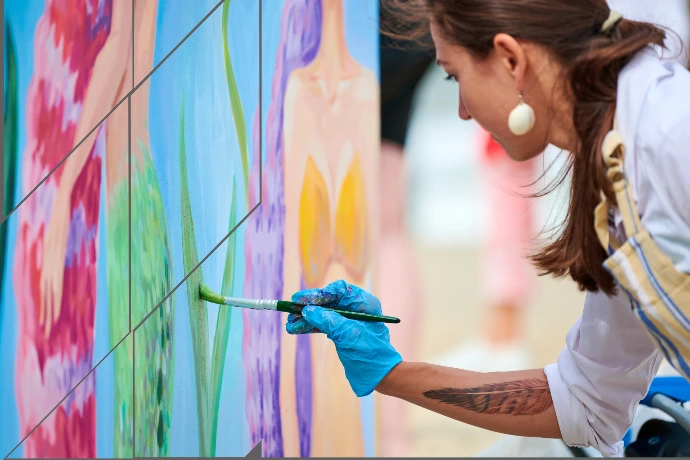 Actividad artística de teambuilding